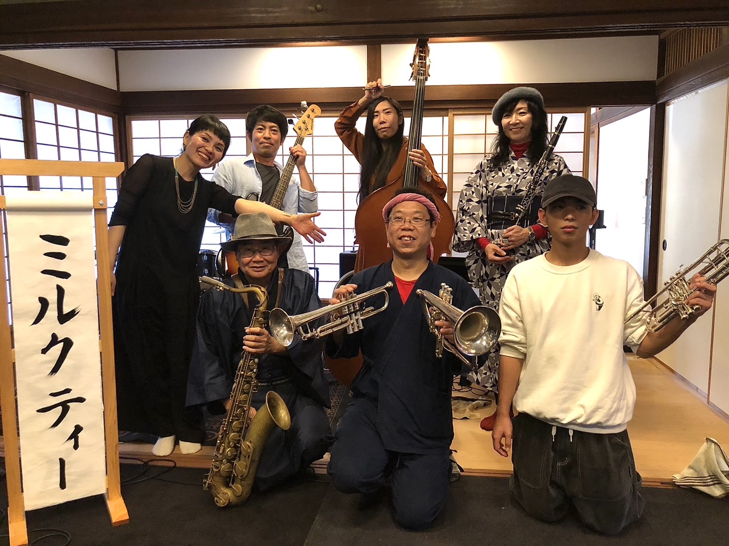 ジャズバンドのパフォーマンス