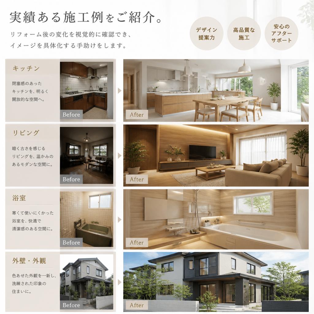 過去の施工事例の紹介