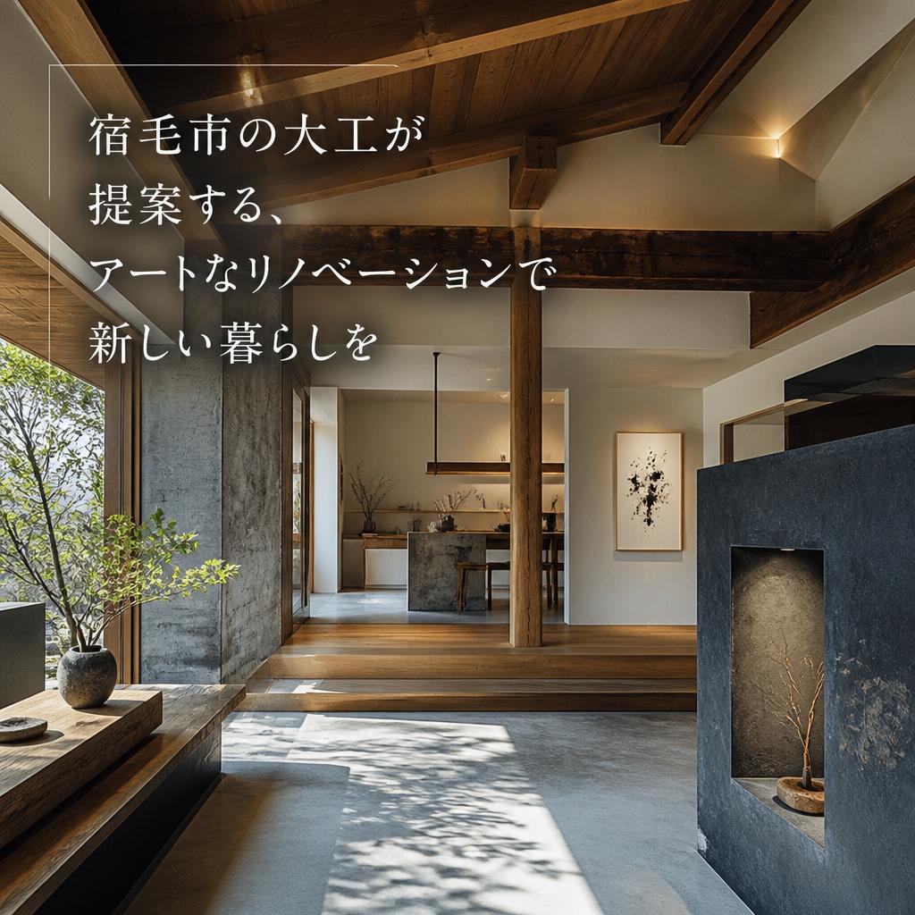 「宿毛市の大工が提案する、アートなリノベーションで新しい暮らしを」